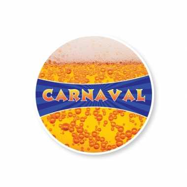 50x carnaval bierviltjes met bier printcarnavalskleding