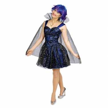 Donkerblauw sterrenjurkjecarnavalskleding