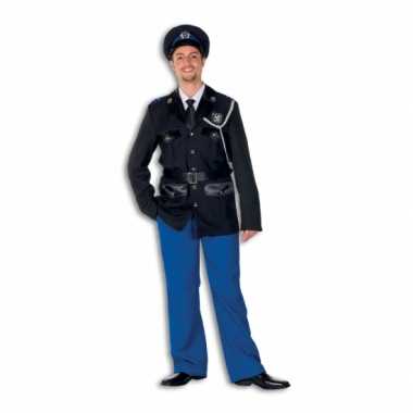 Luxe politie outfit voor herencarnavalskleding
