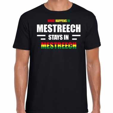 Maastricht/mestreech carnaval outfit / t- shirt zwart herencarnavalsk