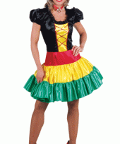 Braziliaanse carnavals jurk dames carnavalskleding