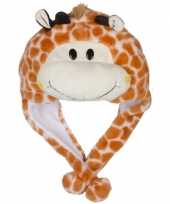 Dierenmuts girafje voor kinderen carnavalskleding