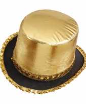 Gouden hoge houd carnavalskleding