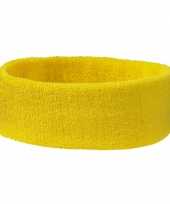 Goudgele hoofdband carnavalskleding