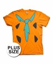 Grote maten fun flintstones shirt heren