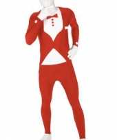 Morphsuit kostuum rood pak carnavalskleding
