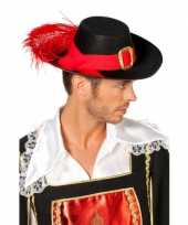 Musketiers hoeden carnavalskleding