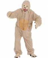 Mythisch wezen yeti kostuum carnavalskleding