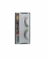 Nepwimpers zilver carnavalskleding