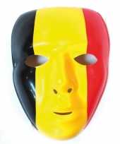 Supporters masker belgie carnavalskleding