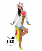 Unicorn verkleedjurk voor dames plus size carnavalskleding